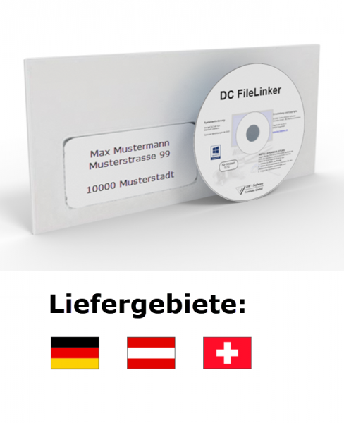 DC FileLinker Vollversion Datenträger + Lizenz