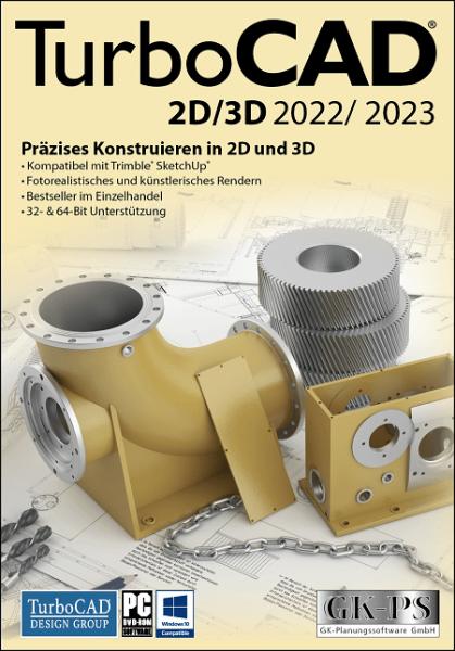 TurboCAD 2D/3D 2022/2023 ESD Update von 2D/3D 2020/2021